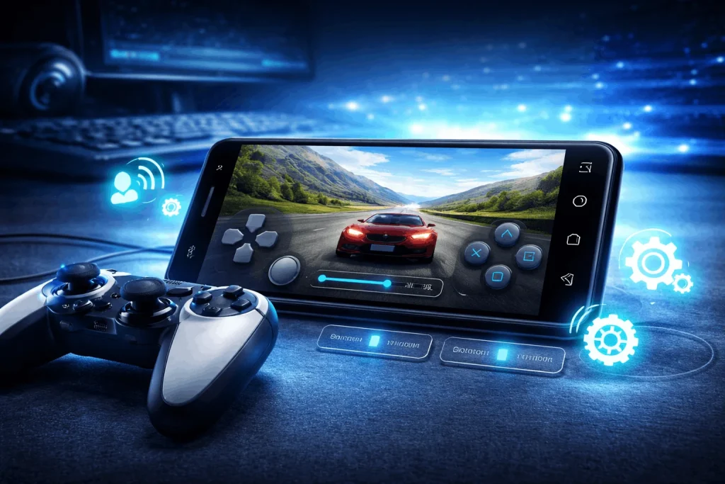 Android device compressing PS2 game files using CHD format to save storage