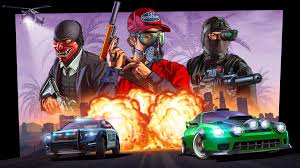 AetherSX2 emulator gameplay artwork featuring action-packed crime scenes, fast cars, explosions, and smooth PS2 game performance on Android